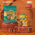 Cute Ancient Myth Dragon Micro Building Block Set