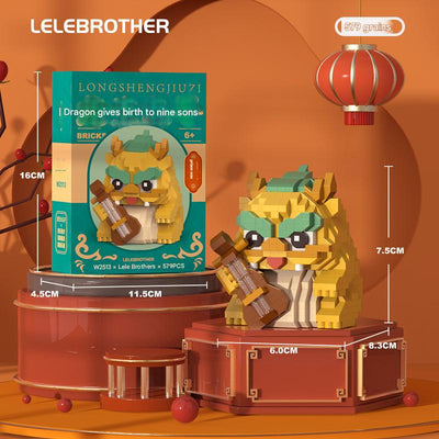 Cute Ancient Myth Dragon Micro Building Block Set