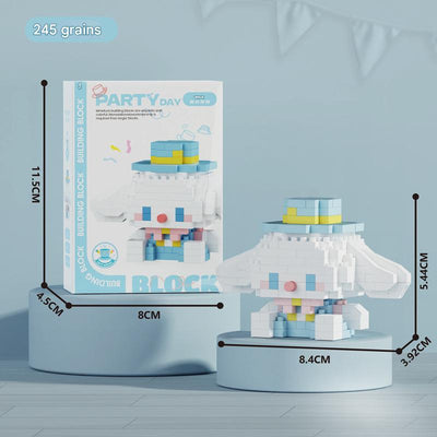 Cute Cartoon Doll Micro Building Block Set