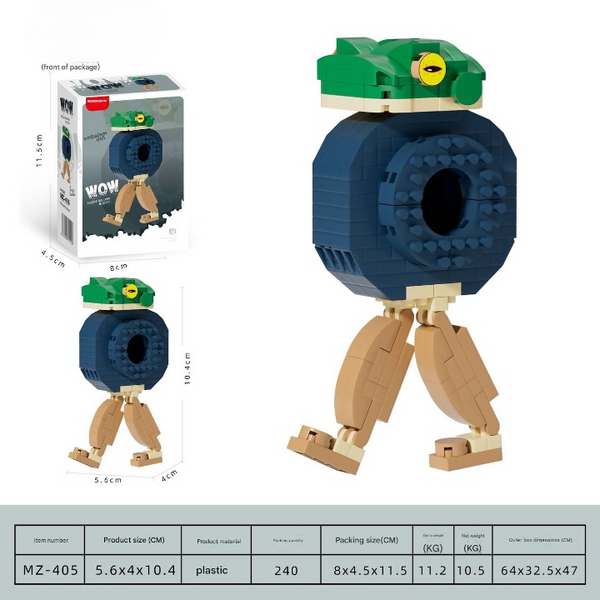 Creative Cartoon Character Mini Building Block Set