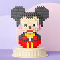 Cute Mouse And Duck Cartoon Micro Building Block Set