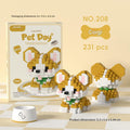 Pet Day Cute Animal Micro Building Block Set