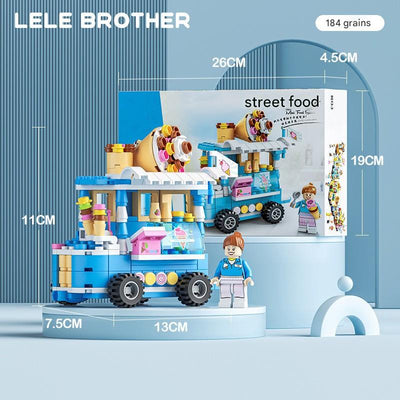 City Street Food Truck  Building Block Set