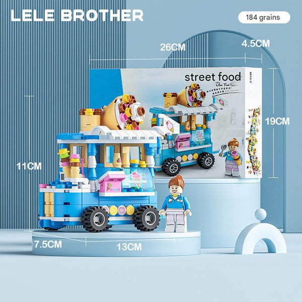 City Street Food Truck  Building Block Set