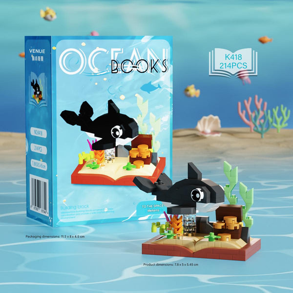 Ocean Animals Micro Building Block Set