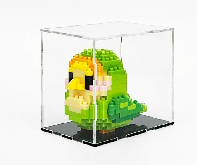 Pixel Bird Building Kit – Micro Bird Display with Movable Wings
