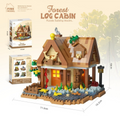 Miniature Forest Tree House Building Block Kit – Cozy Countryside Cottage Set