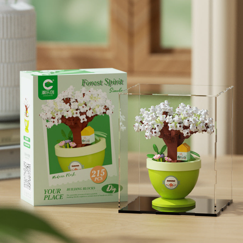 Garden Cottage Building Kit – Flower Pot Tree House Micro Build