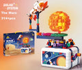 Rotating Solar System Gear Light Building Block Set