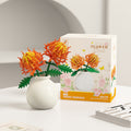 Mini Flower Vase Micro Building Block Set