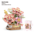 Floral Basket Building Block Set