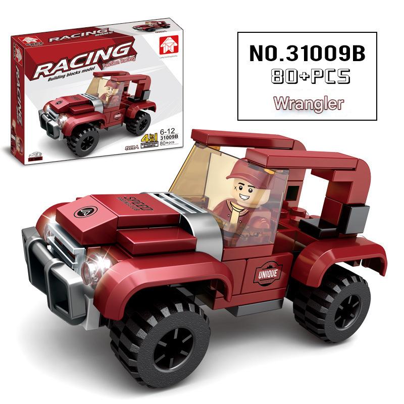Off-Road Racing Building Kit – Rugged Vehicle Micro Build Set