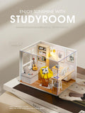 1:32 Handmade Mini Sunshine Study DIY Cabin Building Blocks Model Kit