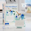 Floral Mini Calendar Micro Building Block Set