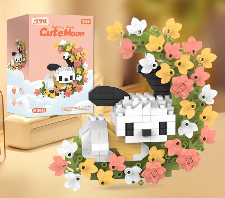 Animal Floral Wreath Building Kit – Moonlit Cute Micro Build