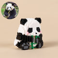 Cute Panda Expression Micro Building Block Set
