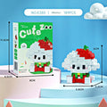 Cute Zoo Animal Micro Building Block Set