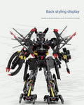 Black Lightning Twin Wing Mecha Transforming Building Block Set