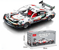 1:18 Scale Pull-Back Sports Car Building Block Kit – Supercar Micro Build Set