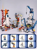 Astronaut & Space Rocket Building Block Kit – 1,000+ Piece Aerospace Display Set