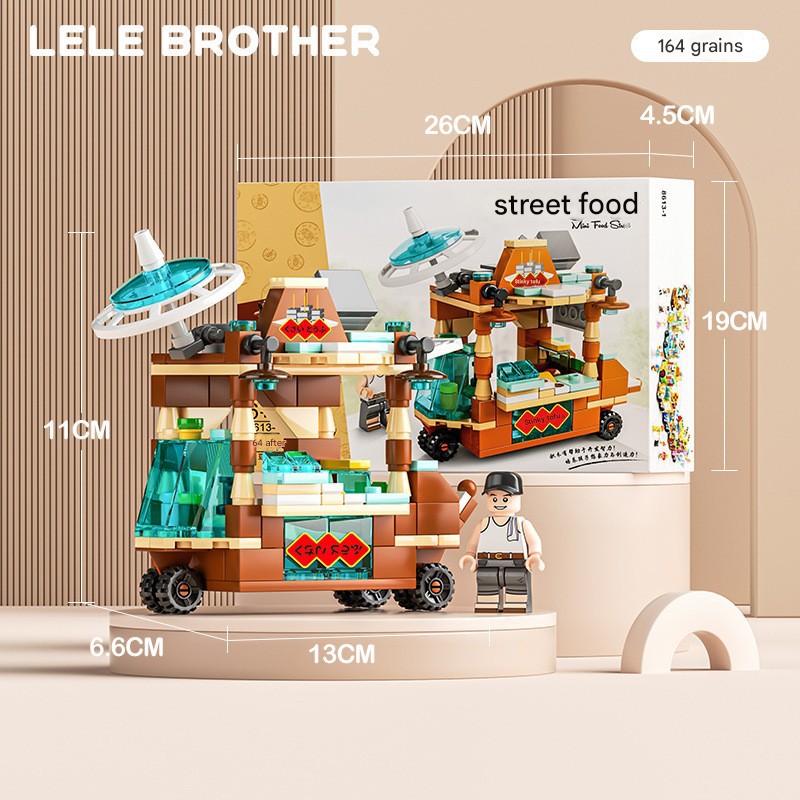 Food Truck Building Kit – City Street Food Cart Collection