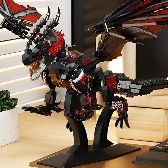 Fire Dragon Nesario Building Kit – Large Scale Mechanical Dragon Display