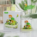 Mini Parrot Diorama Building Block Kit – Tropical Bird Micro Build Display Set