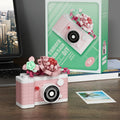 Modern Flash Camera Floral Building Block Set