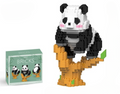 Mini Cute Panda Building Block Set