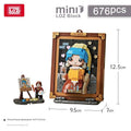 Cute Painting Frame Micro Building Block Set