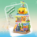 Mini Animal Rooftop Street Shop Micro Building Block Set