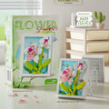 3D Flower Shadow Frame Building Block Kit – Floral Display Art Wall Set