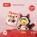 Mini LED Zodiac Astronaut Building Block Set