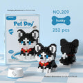 Pet Day Cute Animal Micro Building Block Set
