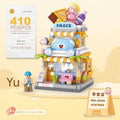 Mini Street Snack Shop Micro Building Block Set