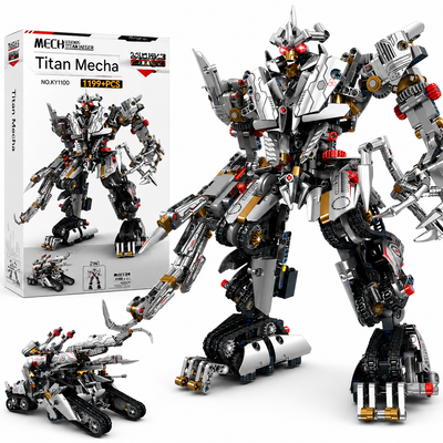 Mecha Titan Jager 2 IN 1 Transforming Building Block Set
