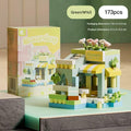Mini Flower Shop Street Scene Building Block Kit – Micro-Scale Boutique Storefront
