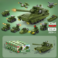 10-in-1 Emergency Vehicles Building Block Kit – Fire Truck Police Car & More