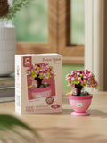 Flower Pot Garden Cottage Tree Building Block Model Kit