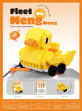 Fleet Meng Animal Vehicle Micro Building Block Set