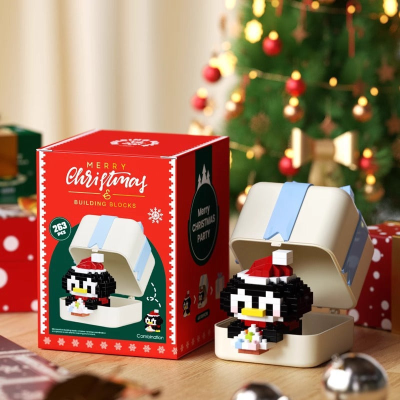 Christmas Animal Building Kit – Festive Holiday Character Gift Set