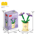 Florist Flower Pot Micro Building Block Set