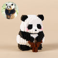 Cute Panda Expression Micro Building Block Set