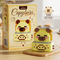 Cartoon Dolphin Baking Bear Doll Building Block Set