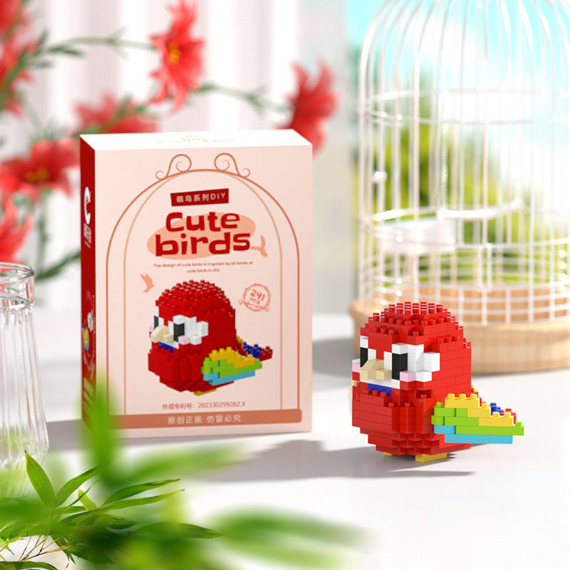 Pixel Bird Building Kit – Micro Bird Display with Movable Wings