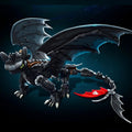 Night Shadow Dragon Building Block Kit – 1,026-Piece Dark Fantasy Display Set