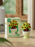 Flower Pot Garden Cottage Tree Building Block Model Kit
