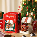 Christmas Animal Building Block Kit – Festive Holiday Character Micro Build Gift Set
