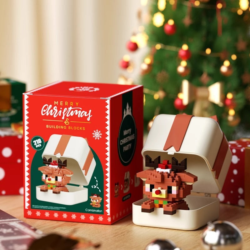 Christmas Animal Building Kit – Festive Holiday Character Gift Set