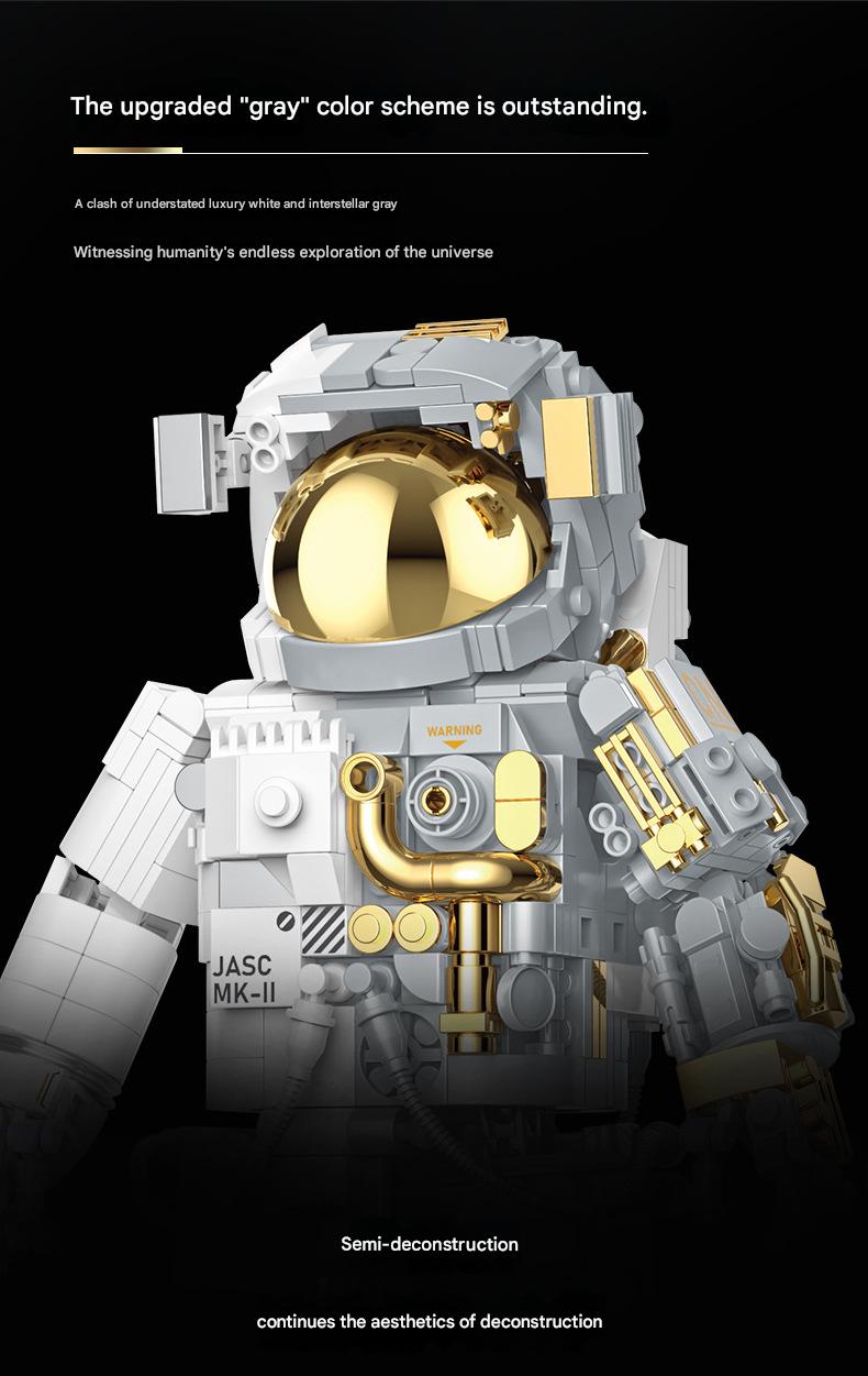 Collector Astronaut Building Kit – Large Scale Space Figure Display